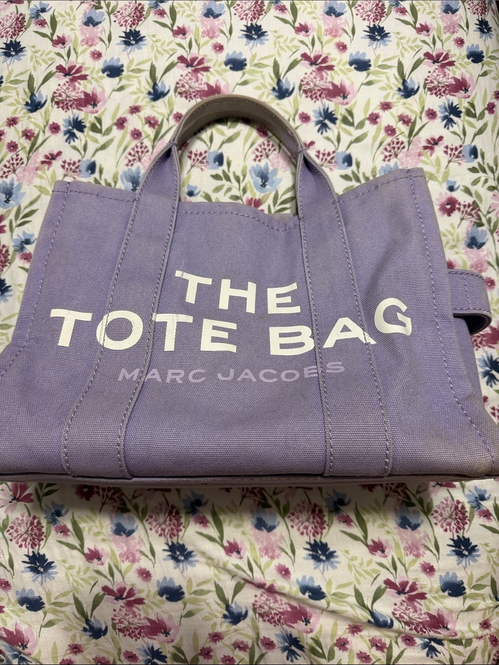Marc Jacobs Lavender Canvas The Tote Bag